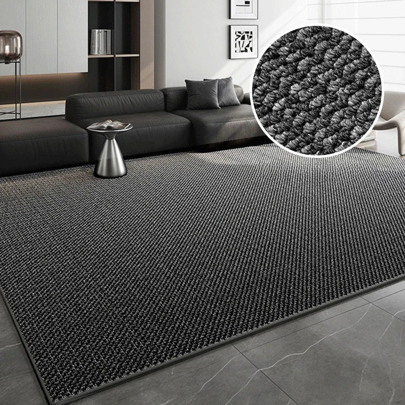 anti slip floor mat under coffee table setup