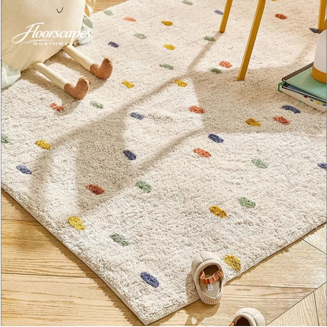 Floorscapes Northwest soft bedroom bedside rug with fluffy surface