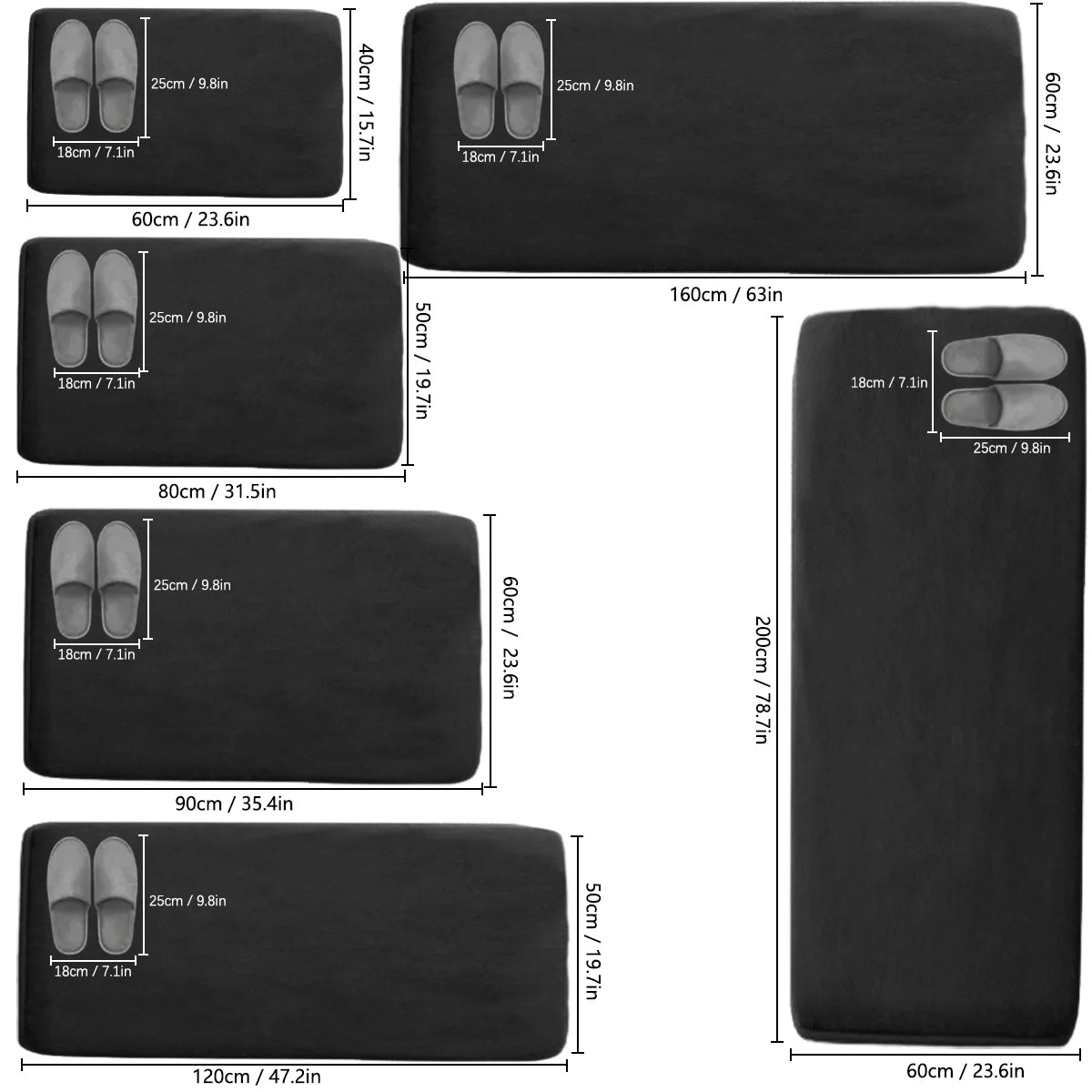 long absorbent runner mat by kitchen sink
