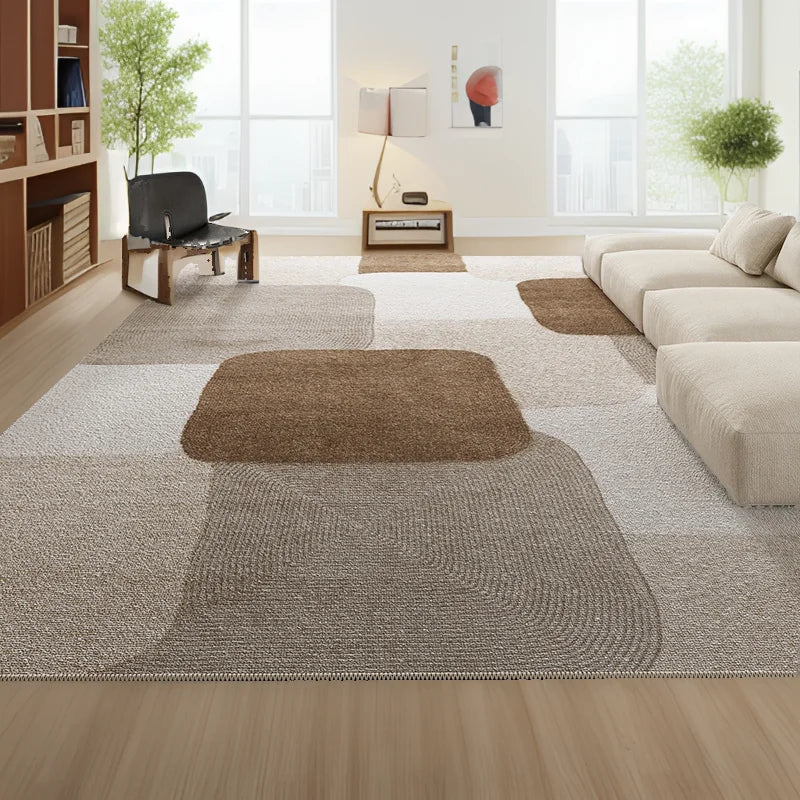 nordic crystal velvet carpet rug soft texture front view