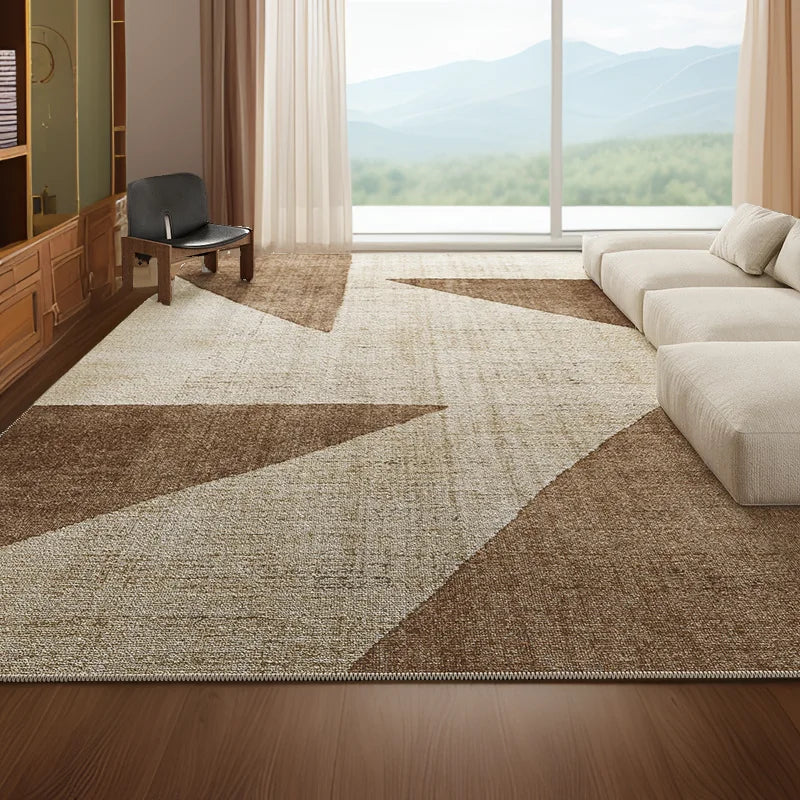 nordic crystal velvet carpet rug soft texture front view
