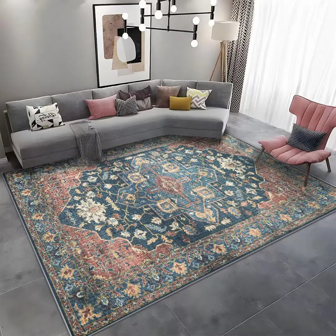 soft polyester persian rug close up texture